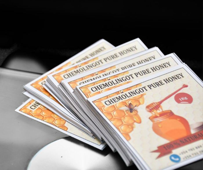 Custom product labels by Jebilton Ventures